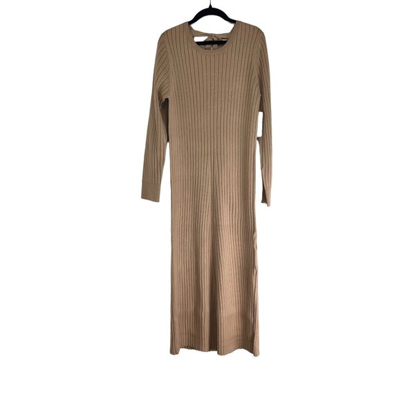 NWT WAYF Dede Collection Ribbed Midi Sweater Dress M - Picture 4 of 11
